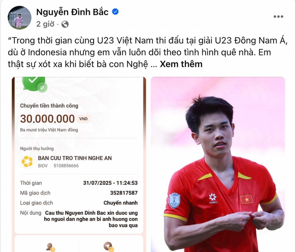 tuyen thu u23 viet nam co hanh dong y nghia sau chuc vo dich hinh anh 1