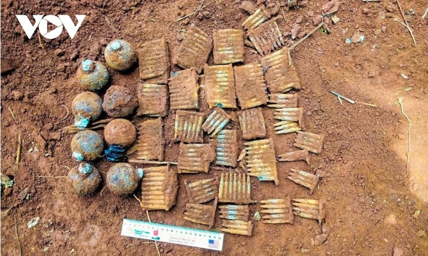 hundreds of unexploded explosives safely disposed in quang tri picture 1 hundreds of unexploded explosives safely disposed in quang tri picture 1