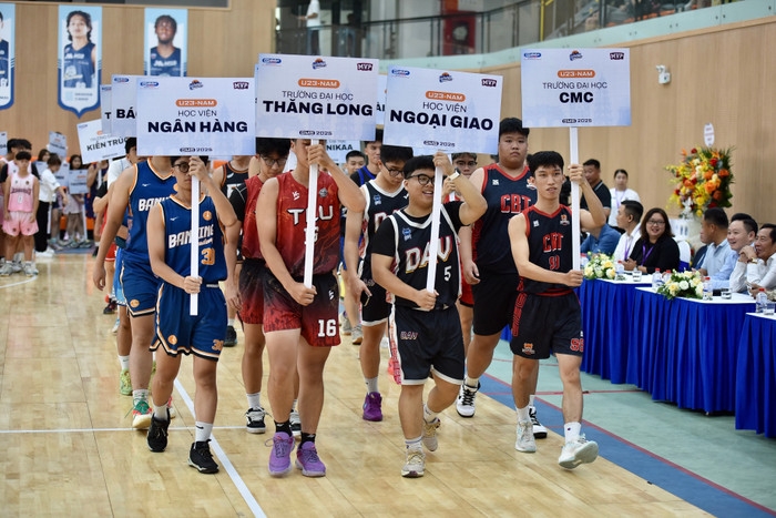 khai mạc giải bóng rổ học sinh - sinh viên 2025 kiến tạo sân chơi chuyên nghiệp hình ảnh 1 khai mac giai bong ro hoc sinh - sinh vien 2025 kien tao san choi chuyen nghiep hinh anh 1