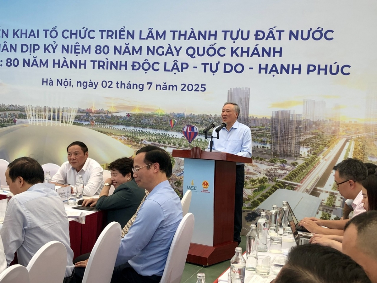 Chuẩn bị triển lãm thành tựu đất nước kỷ niệm 80 năm ngày Quốc khánh