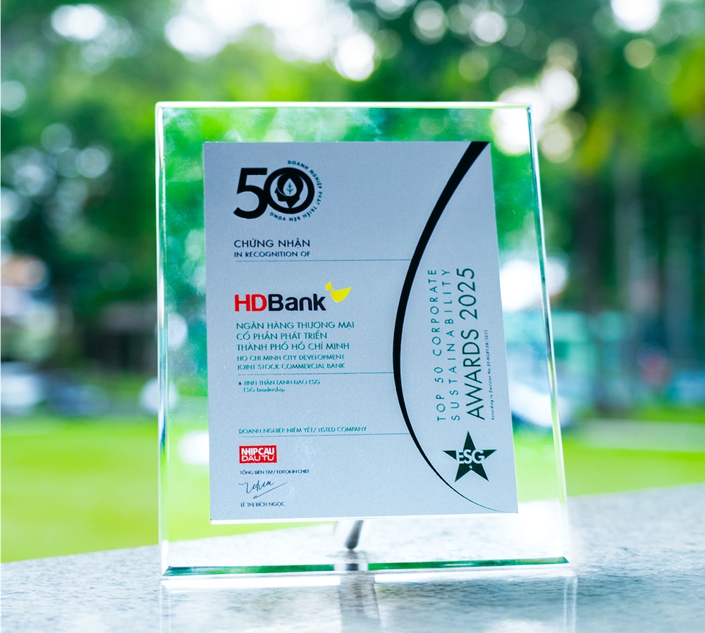hdbank khang dinh vi the voi loat giai thuong esg, ngoai hoi va thanh toan quoc te hinh anh 2