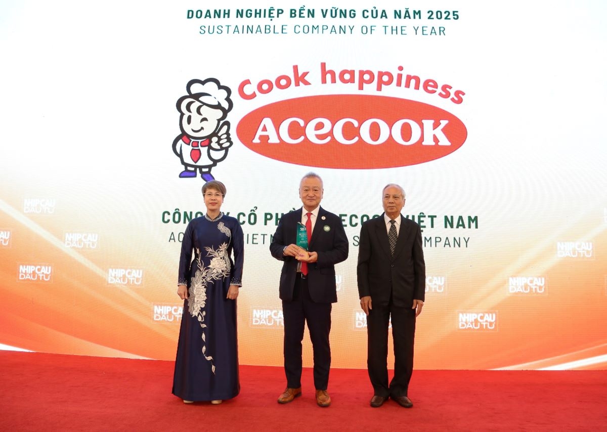 Acecook Việt Nam được vinh danh Top 50 doanh nghiệp phát triển bền vững 2025