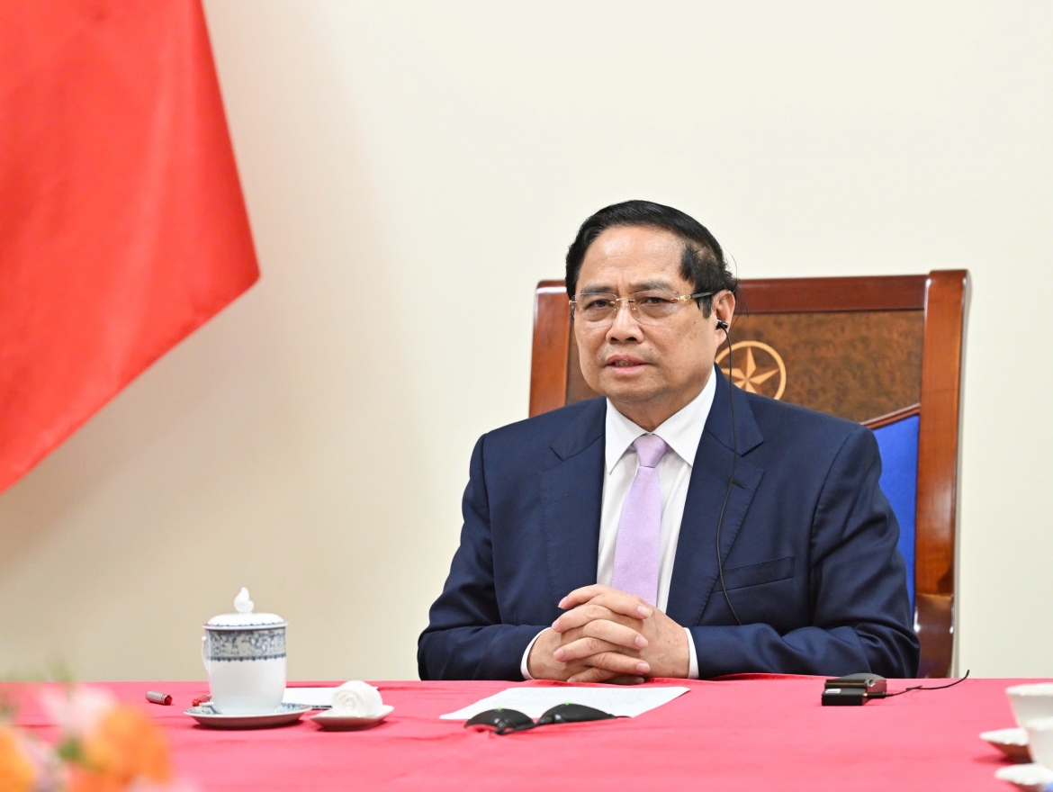 thu tuong pham minh chinh dien dam voi thu tuong malaysia anwar ibrahim hinh anh 2