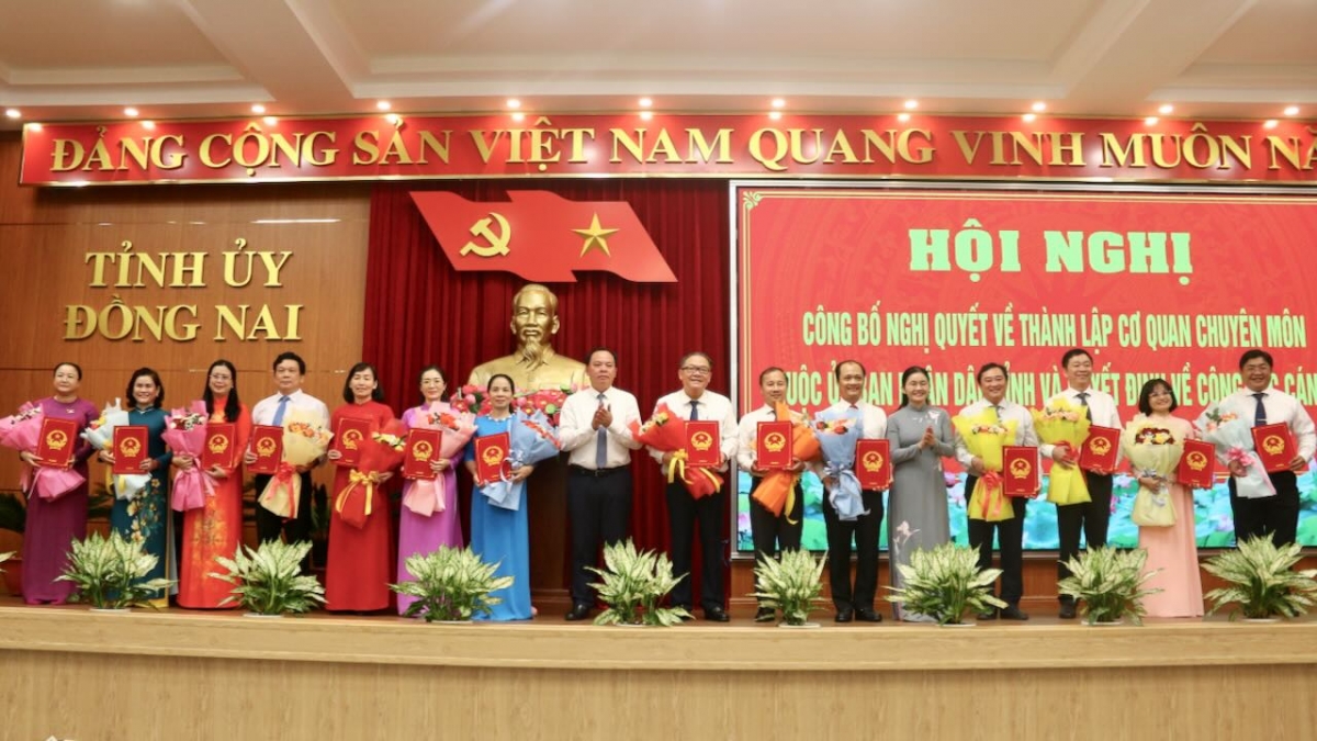 Danh sách các Giám đốc sở của Đồng Nai sau sáp nhập