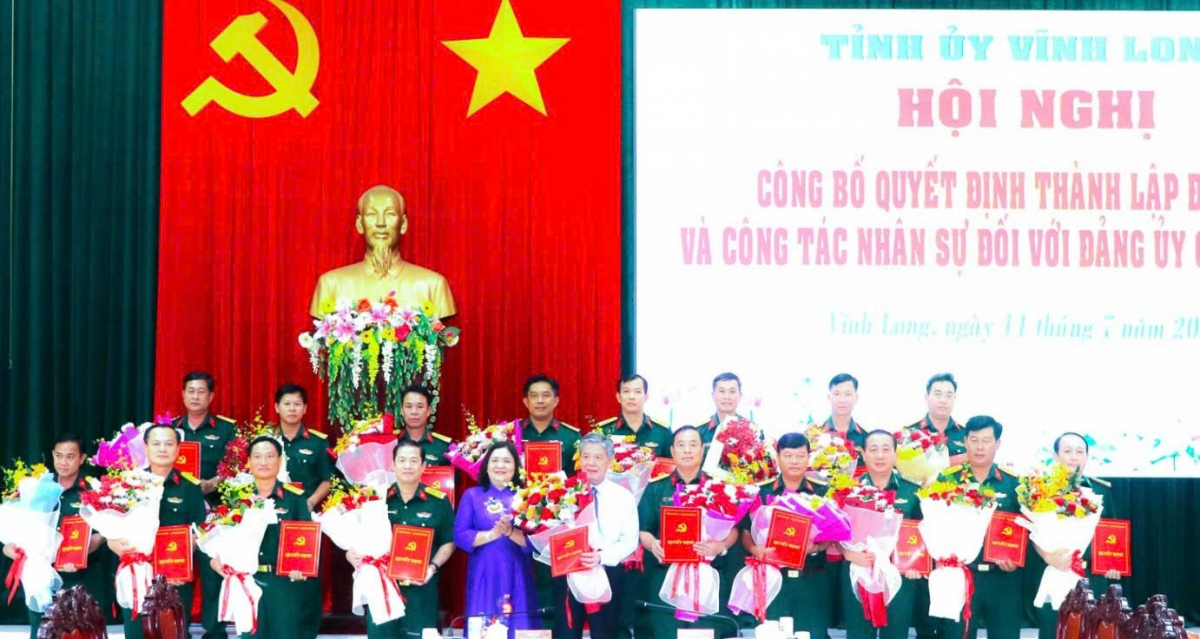 Ông Ngô Chí Cường giữ chức Bí thư Đảng ủy Quân sự tỉnh Vĩnh Long