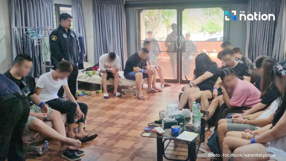 Cảnh sát Thái Lan trấn áp đường dây lừa đảo trực tuyến lớn, bắt hàng chục nghi phạm