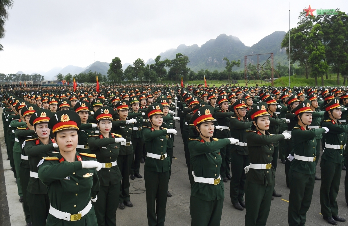Tiểu ban diễu binh, diễu hành làm việc với Bộ tư lệnh Thủ đô Hà Nội