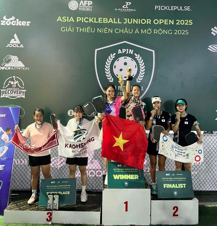 vietnamese duo crowned u18 women s champions at asia pickleball junior open picture 1 vietnamese duo crowned u18 women s champions at asia pickleball junior open picture 1