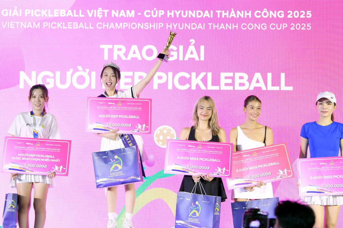 Xuất hiện các nhà vô địch giải Pickleball “kỷ lục” Việt Nam