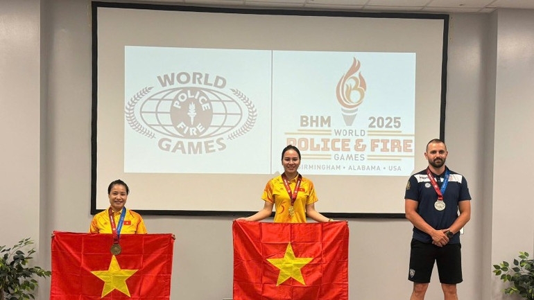 a haul of medals for vietnam at world police and fire games 2025 picture 1 a haul of medals for vietnam at world police and fire games 2025 picture 1