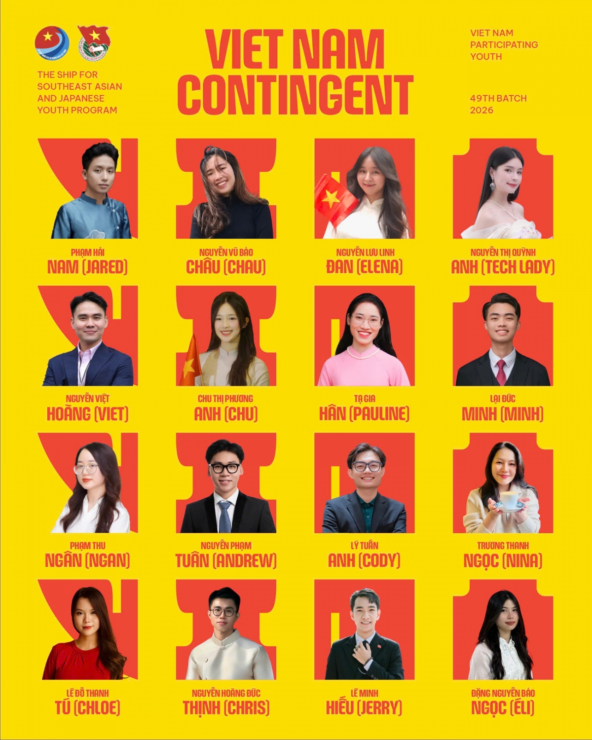 16 vietnamese youth selected for 2026 asean-japan youth programme picture 1 16 vietnamese youth selected for 2026 asean-japan youth programme picture 1