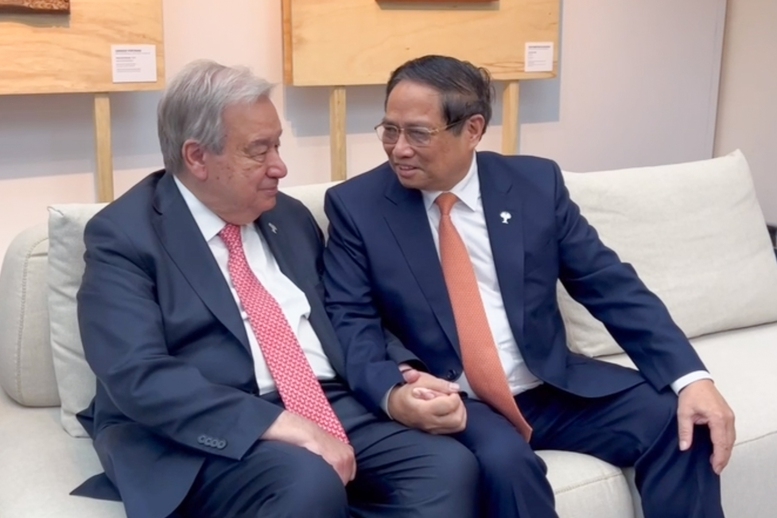 thu tuong gap tong thu ky lien hop quoc antonio guterres hinh anh 1