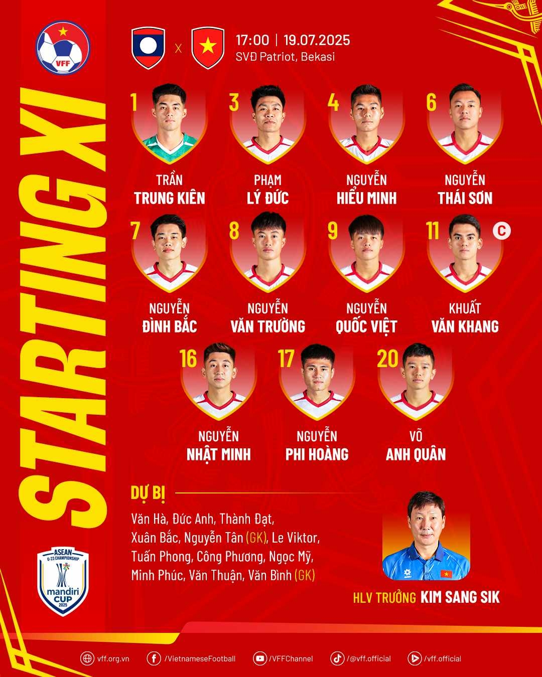 ket qua u23 Dong nam A 2025 hom nay 19 7 u23 viet nam thang dam u23 lao hinh anh 6