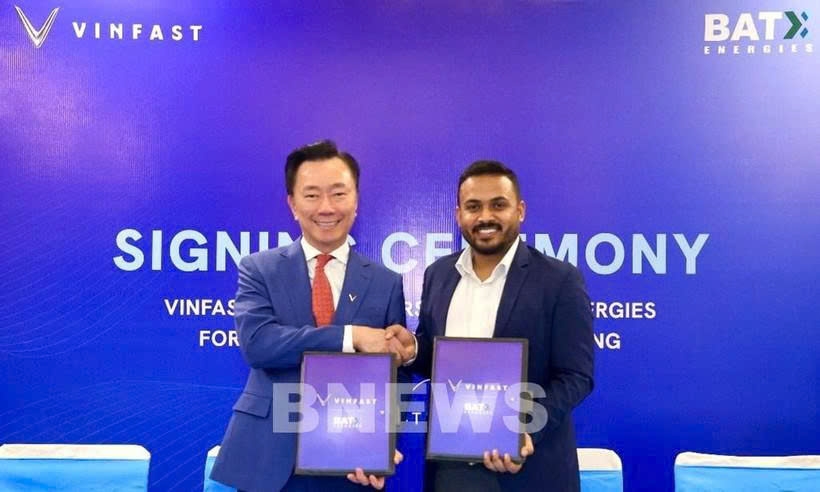 vinfast partners with indian firm to promote high-voltage battery recycling picture 1 vinfast partners with indian firm to promote high-voltage battery recycling picture 1