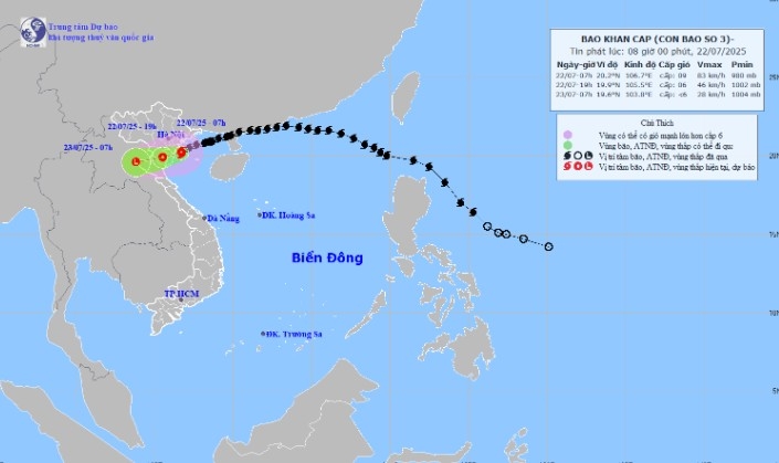 typhoon wipha nears northern coast between hai phong and ninh binh picture 1