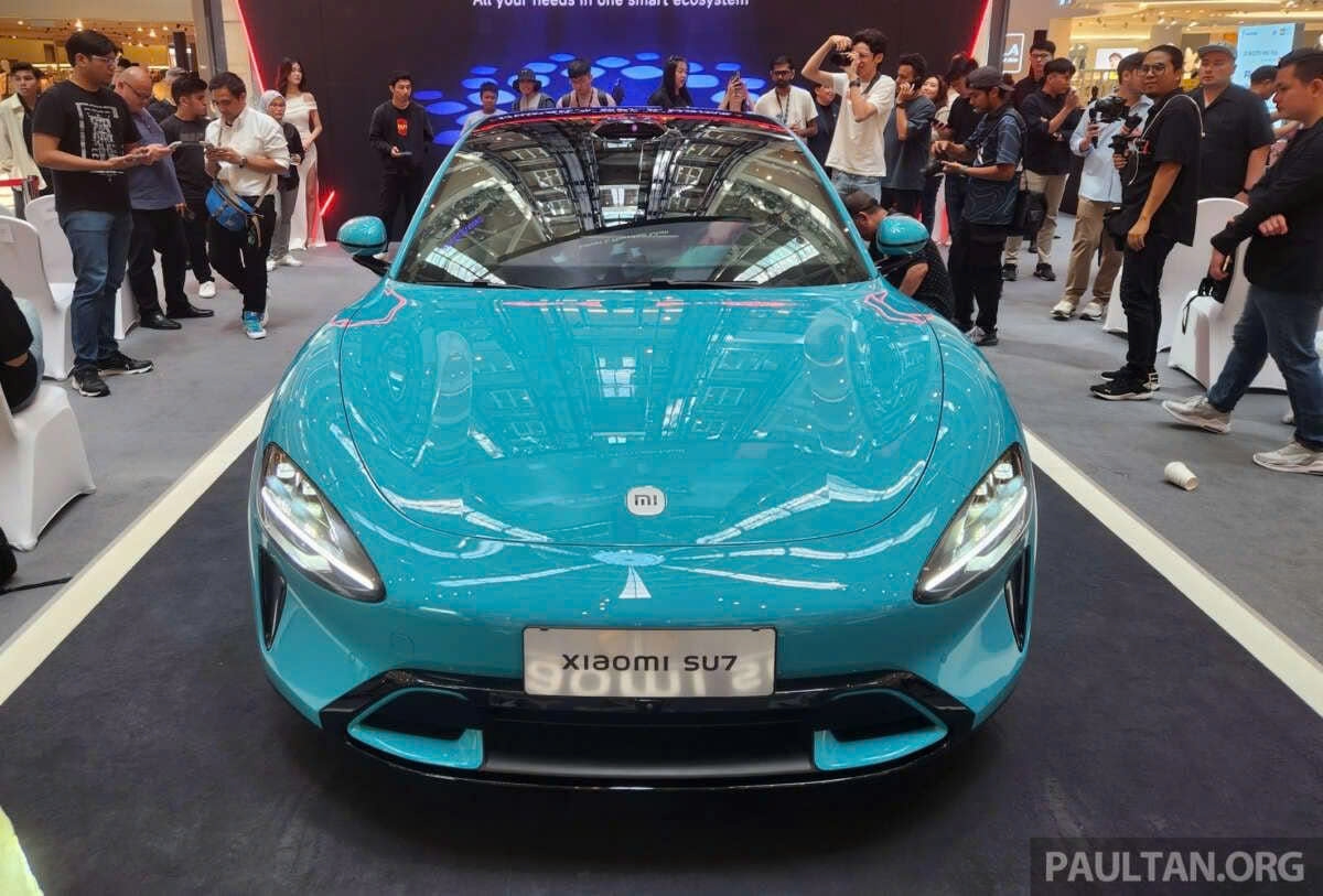 Xe điện Xiaomi SU7 Max EV được trưng bày tại một sự kiện vào cuối 2024