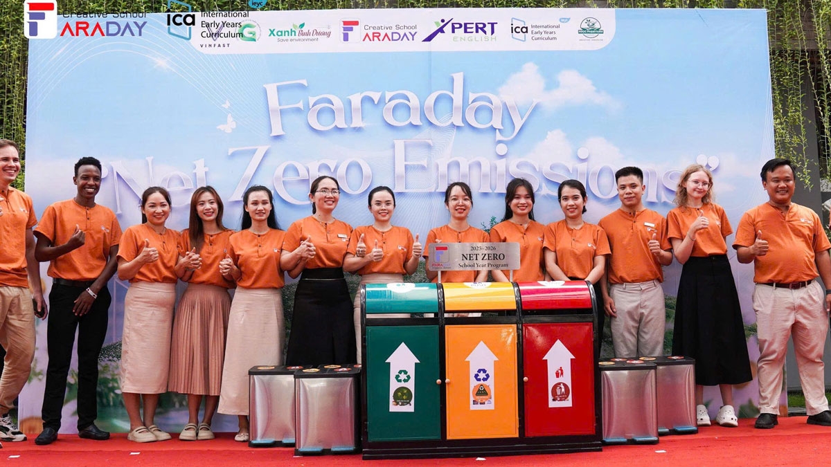 Faraday Creative School: Tiên phong ươm mầm thế hệ “Net Zero” từ giáo dục mầm non
