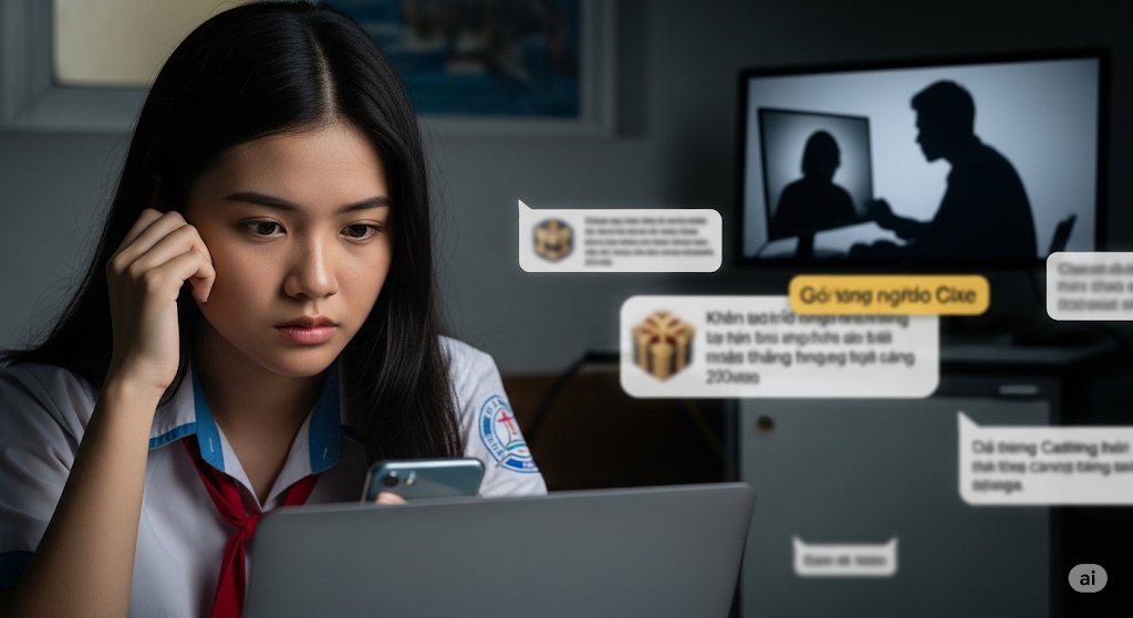 tre bi lua dao online, nha truong da day gi ve phong ve tren mang hinh anh 1