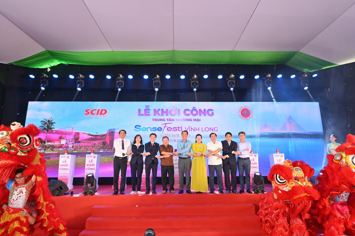 SCID khởi công Trung tâm thương mại lớn nhất tỉnh Vĩnh Long