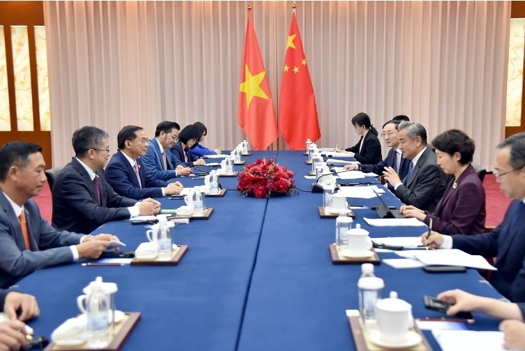 vietnamese fm meets chinese, lao counterparts on mlc sidelines picture 1