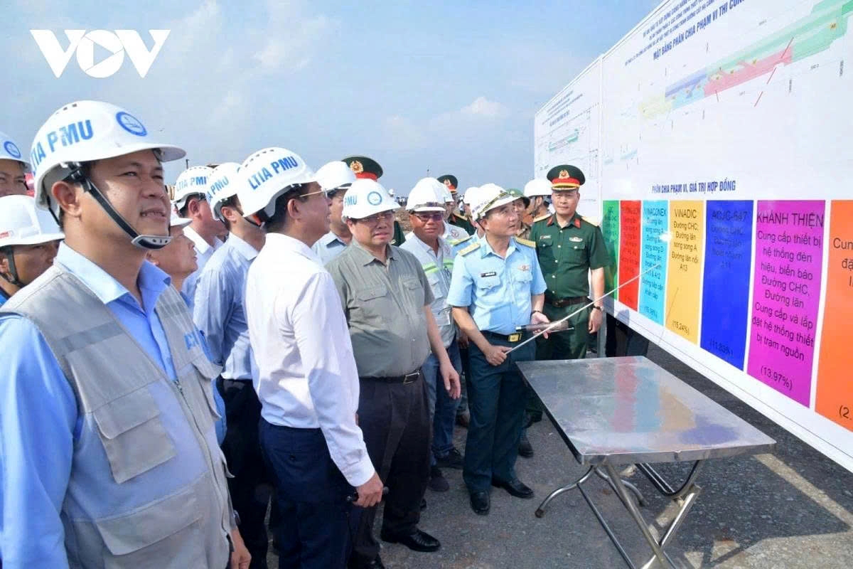 pm urges faster work on long thanh airport for year-end launch picture 1 pm urges faster work on long thanh airport for year-end launch picture 1