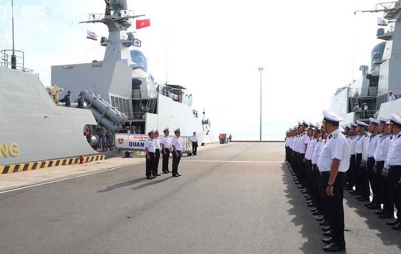 vietnam naval ship departs for asean multilateral exercise picture 1