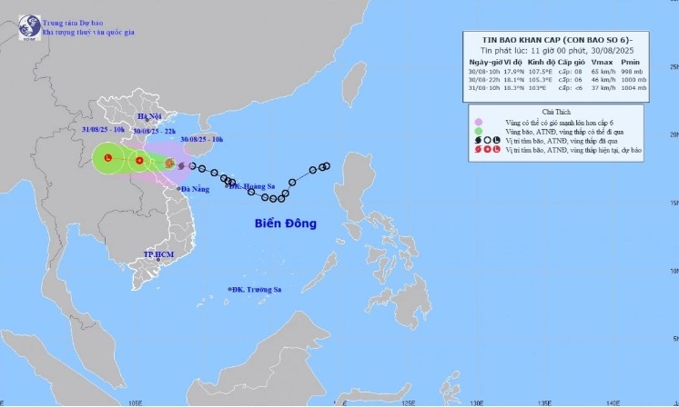 nongfa weakens into tropical depression, brings heavy rain to north central vietnam picture 1