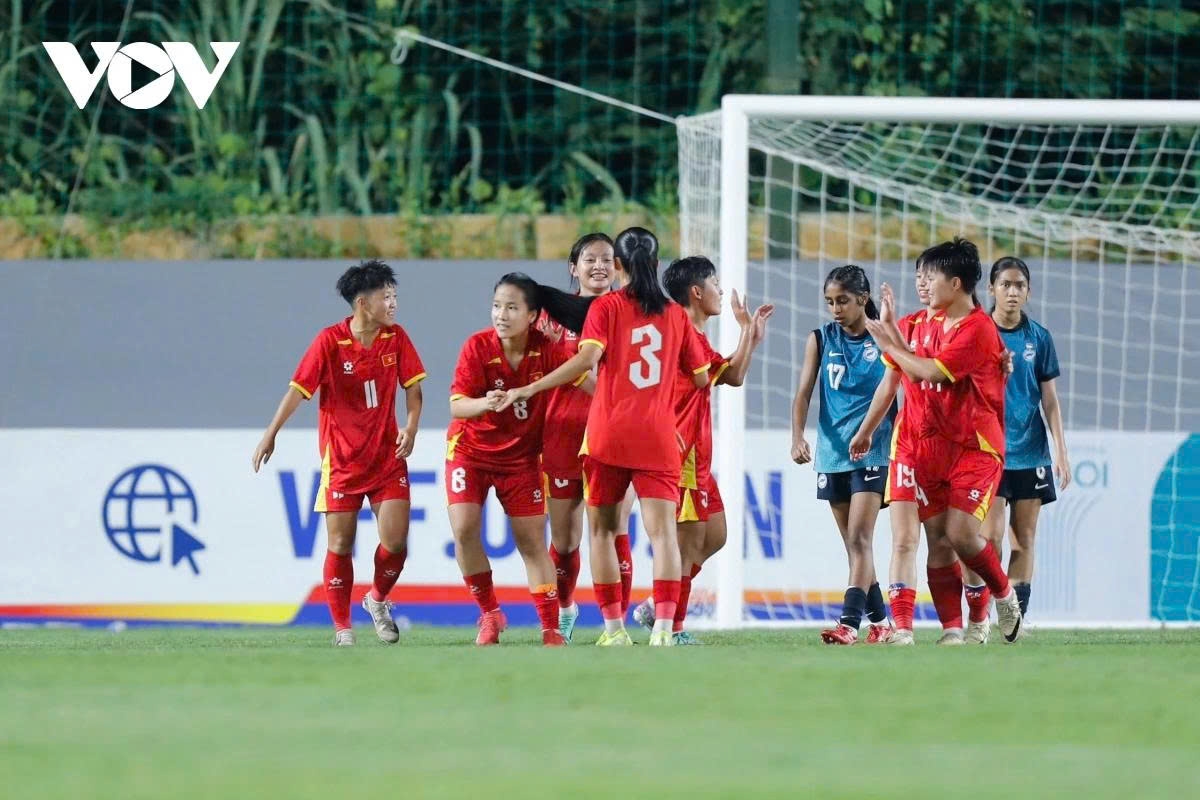 afc u20 women s asian cup qualifiers vietnam defeat singapore 5-0 picture 1