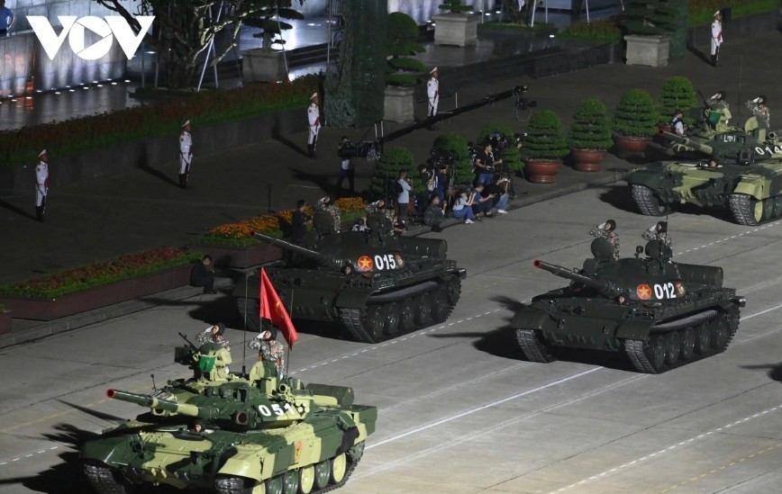 close-up of military hardware at state-level parade rehearsal for national day picture 2 close-up of military hardware at state-level parade rehearsal for national day picture 2