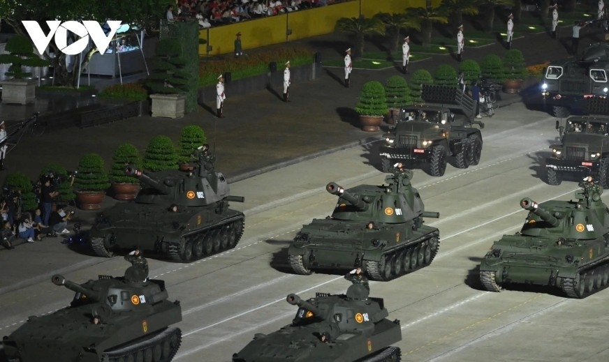 close-up of military hardware at state-level parade rehearsal for national day picture 3 close-up of military hardware at state-level parade rehearsal for national day picture 3