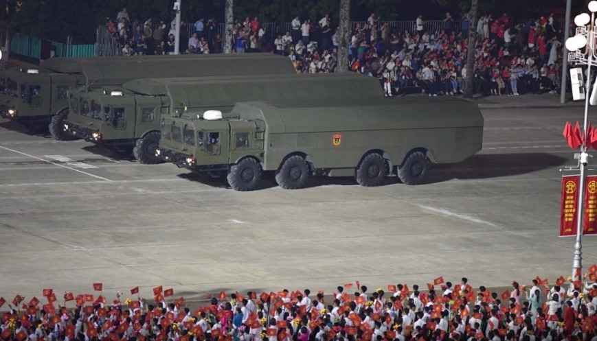 close-up of military hardware at state-level parade rehearsal for national day picture 7 close-up of military hardware at state-level parade rehearsal for national day picture 7