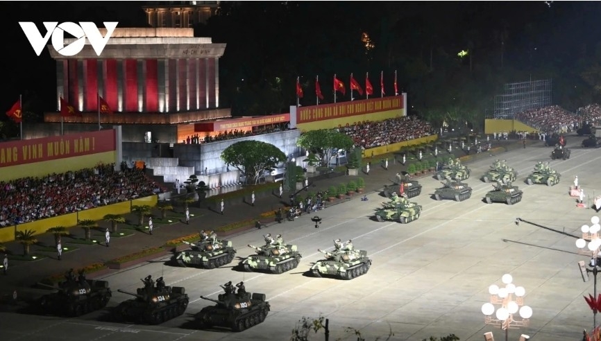 close-up of military hardware at state-level parade rehearsal for national day picture 1 close-up of military hardware at state-level parade rehearsal for national day picture 1