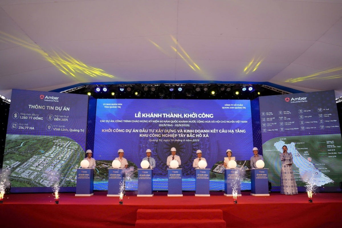 khoi cong khu cong nghiep tay bac ho xa - tam diem dau tu tai khu vuc bac trung bo hinh anh 1