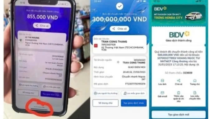 Công an tỉnh Hưng Yên đã khởi tố 5 đối tượng vì hành vi làm giả tài liệu, cung cấp hình ảnh hóa đơn chuyển khoản và thẻ căn cước công dân giả để thu lợi bất chính. Công an tỉnh Hưng Yên đã khởi tố 5 đối tượng vì hành vi làm giả tài liệu, cung cấp hình ảnh hóa đơn chuyển khoản và thẻ căn cước công dân giả để thu lợi bất chính.