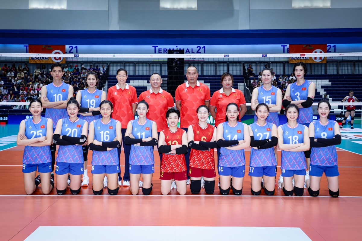 Dt bong chuyen nu viet nam de thua dang tiec truoc thai lan o chung ket sea v.league hinh anh 9