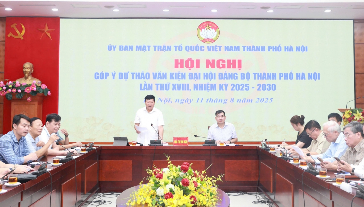 Góp ý văn kiện Đại hội Đảng bộ Hà Nội: Tầm nhìn Thủ đô "Văn hiến, Hạnh phúc"