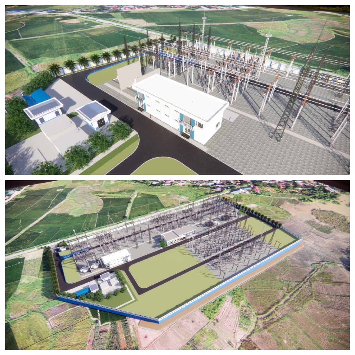 evnhanoi chuan bi khoi cong hai tram bien ap tba 220kv hoa lac va tba 110kv phu cat hinh anh 1