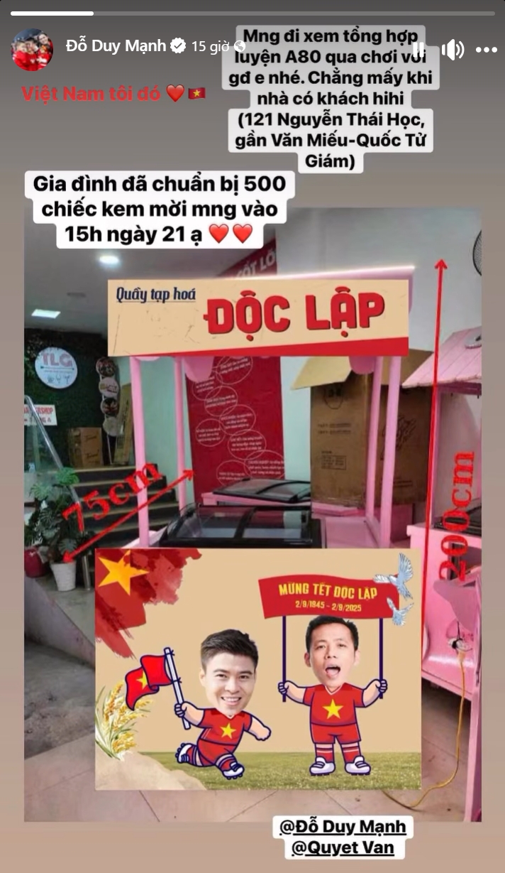 duy manh, van quyet co hanh dong dep, huong ve dai le a80 hinh anh 2