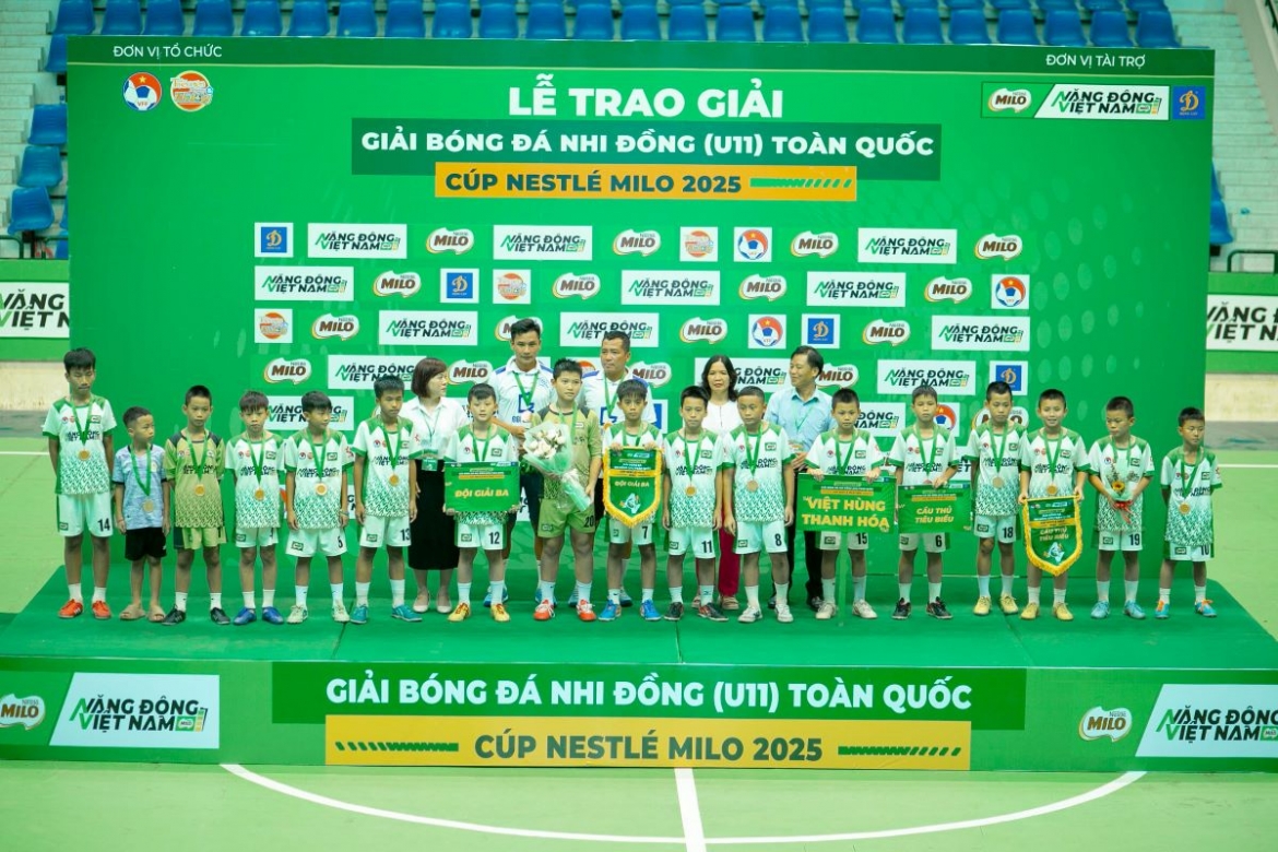 u11 hung yen lan dau vo dich giai bong da nhi dong toan quoc - cup nestle milo 2025 hinh anh 4