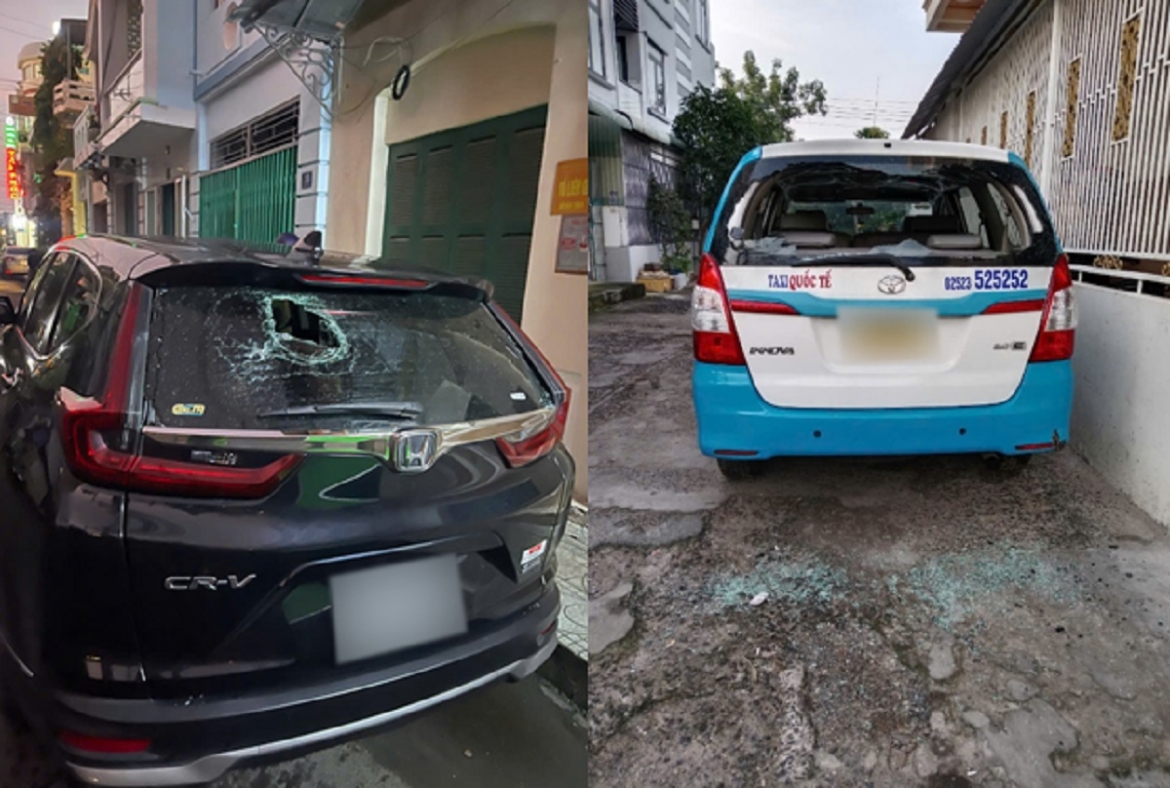 buc tuc vi ban nhau bung keo , nam thanh nien dap pha hon 10 o to hinh anh 2
