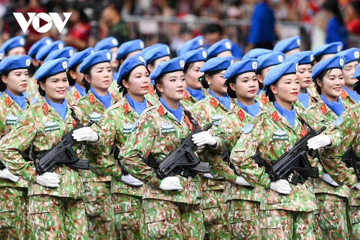 full-dress rehearsal of national day parade in spotlight picture 9
