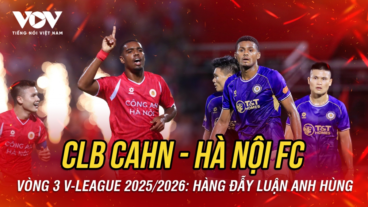 Vòng 3 V-League 2025/2026: Hàng Đẫy luận anh hùng