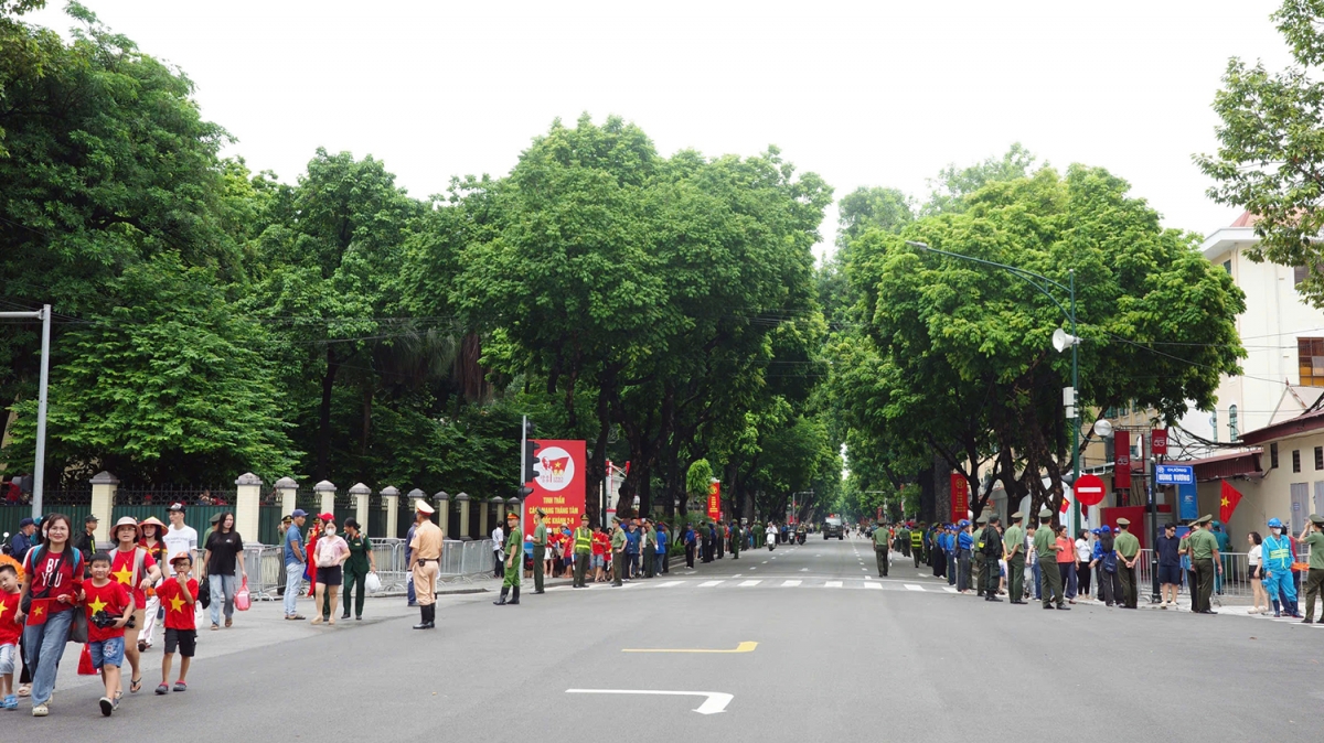 Thời tiết thuận lợi cho buổi sơ duyệt diễu binh, diễu hành tối nay tại Hà Nội