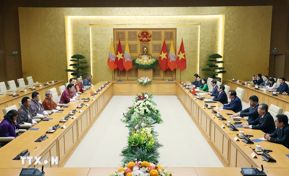 thu tuong pham minh chinh hoi kien quoc vuong bhutan hinh anh 2