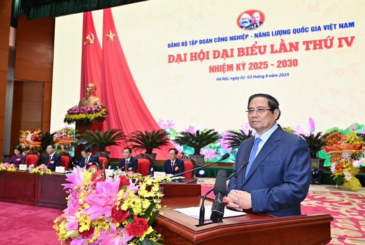 thu tuong chinh phu du Dai hoi Dai bieu Dang bo petrovietnam lan thu iv hinh anh 1