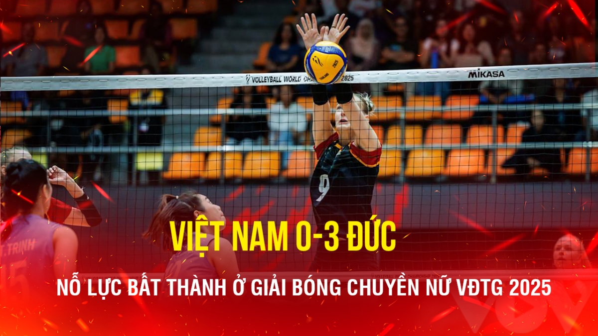 ket qua bong chuyen nu hom nay 25 8 Dt nu viet nam khong the gay bat ngo truoc Duc hinh anh 1