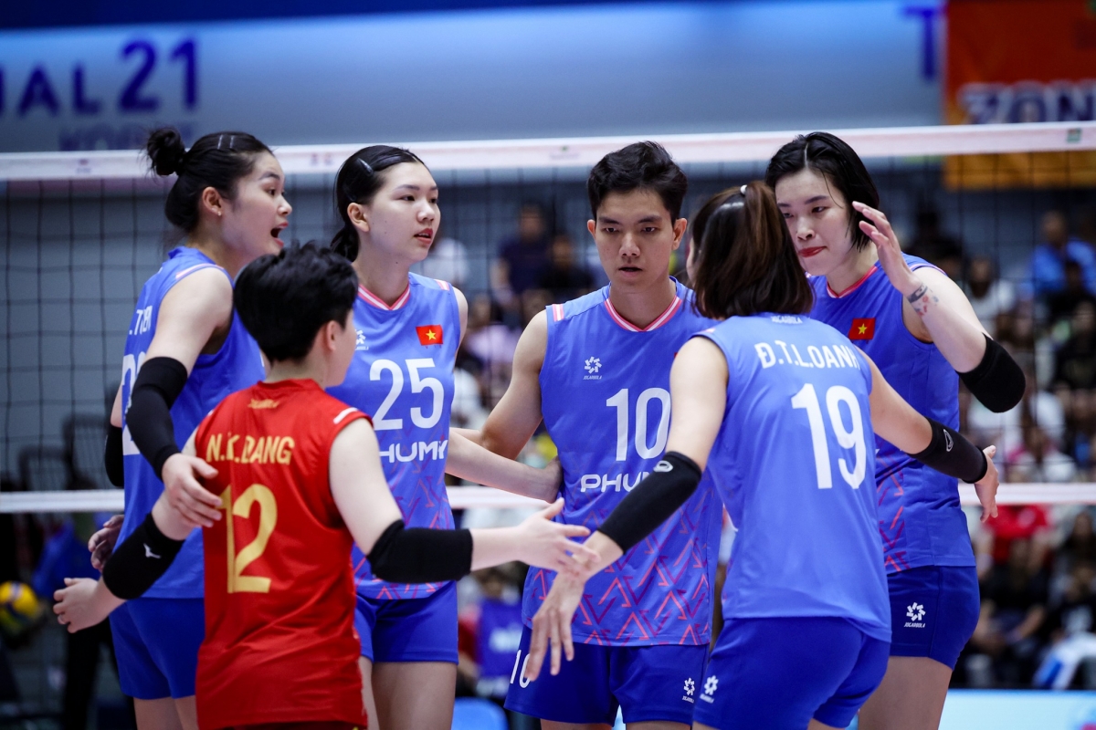 Dt bong chuyen nu viet nam de thua dang tiec truoc thai lan o chung ket sea v.league hinh anh 3