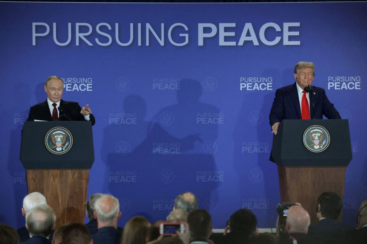 Tổng thống Putin và Tổng thống Trump họp báo chung sau hội đàm