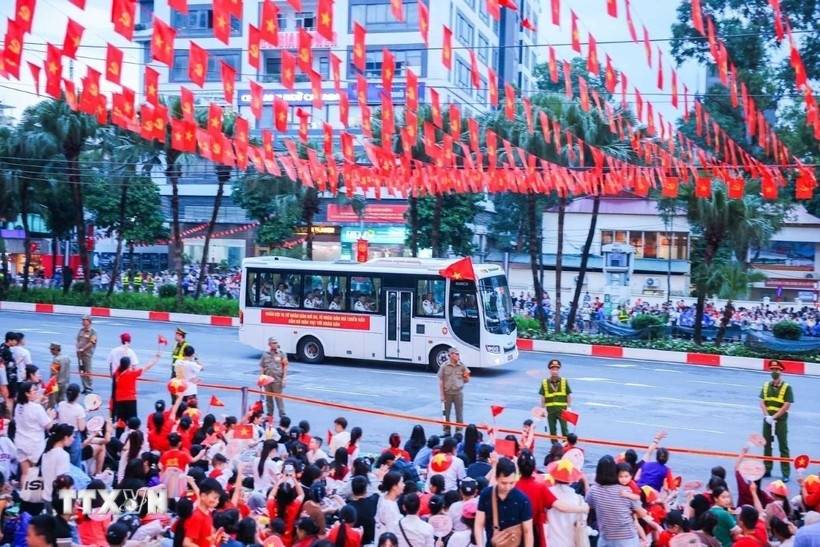hanoi increases bus, metro services to serve national day parade picture 1 hanoi increases bus, metro services to serve national day parade picture 1