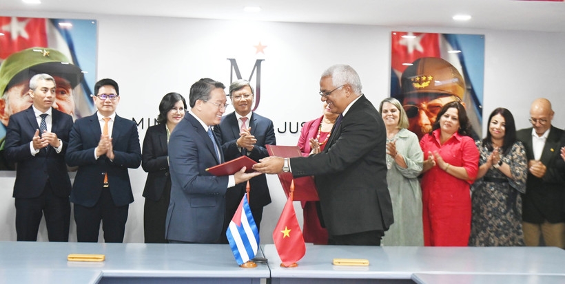 vietnam, cuba sign agreement in judicial sector picture 1